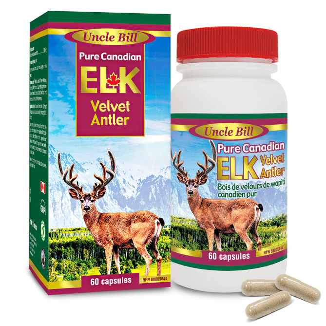 Pure Canadian Elk Velvet Antler & Ginseng