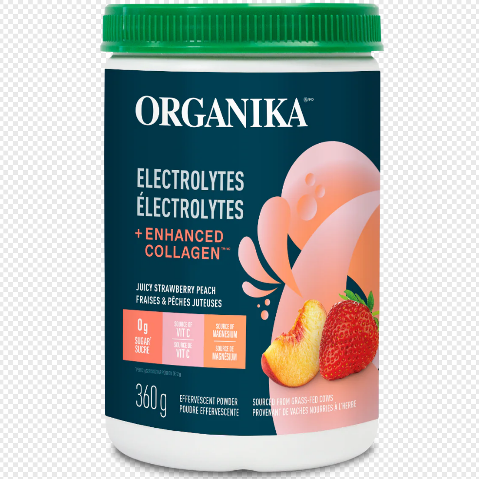 Electrolytes + Enhanced Collagen - Juicy Strawberry Peach 360 g