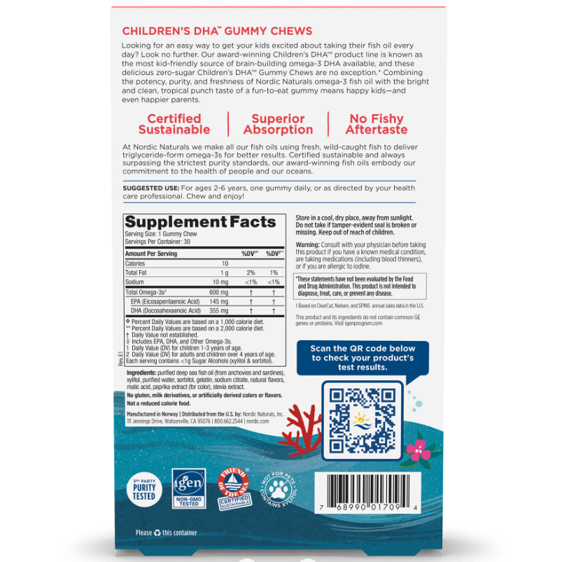 Children’s DHA Gummy Chews
