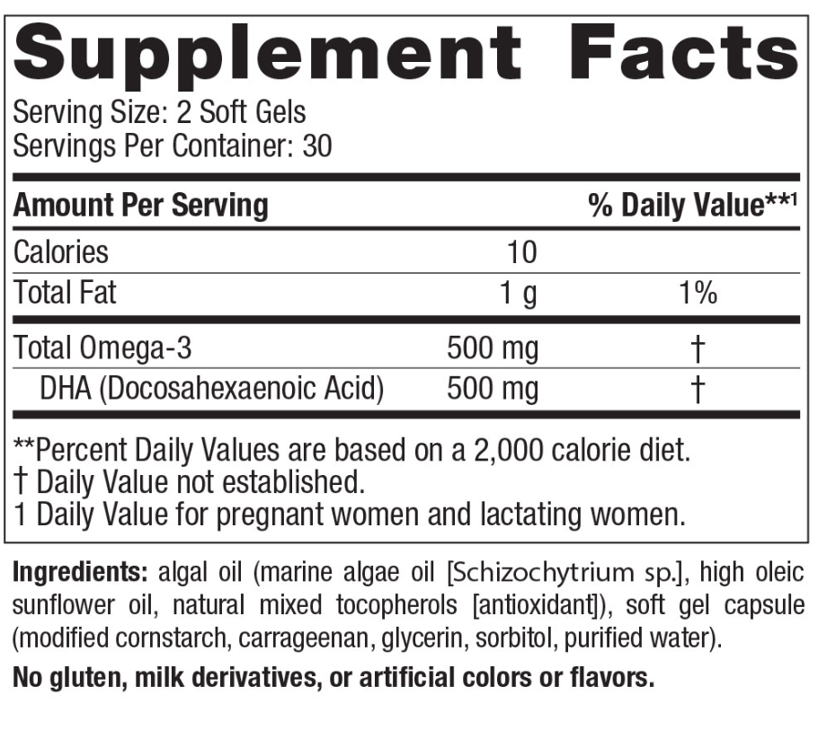 Vegan Prenatal DHA