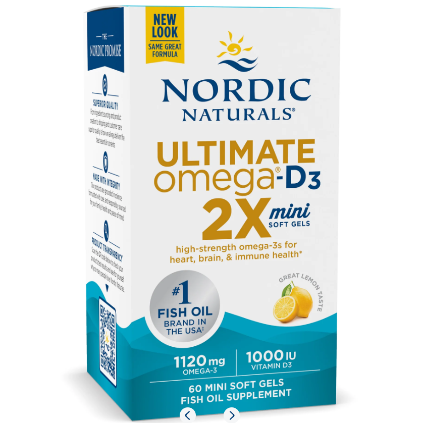 Ultimate Omega 2X Mini w/Vitamin D3