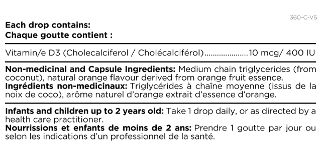 Vitamin D3 Drops for Kids