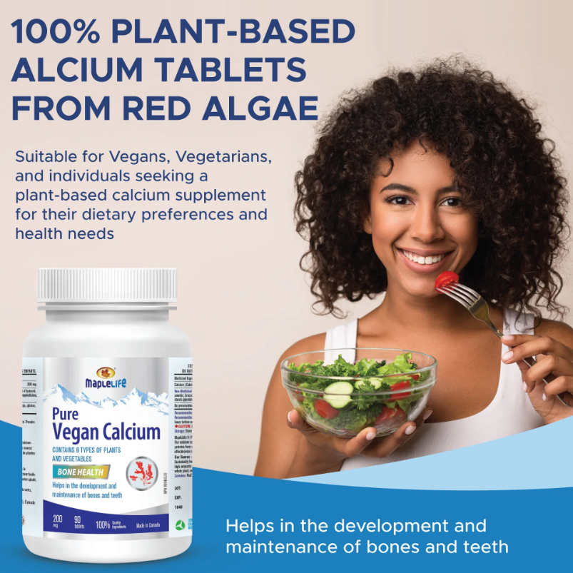 Pure Vegan Calcium 200mg