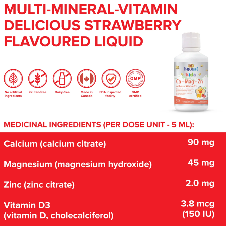 Cal Mag Zinc for Kids