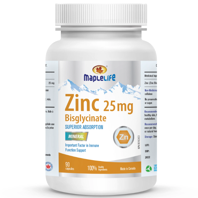 Zinc Bisglycinate 25mg