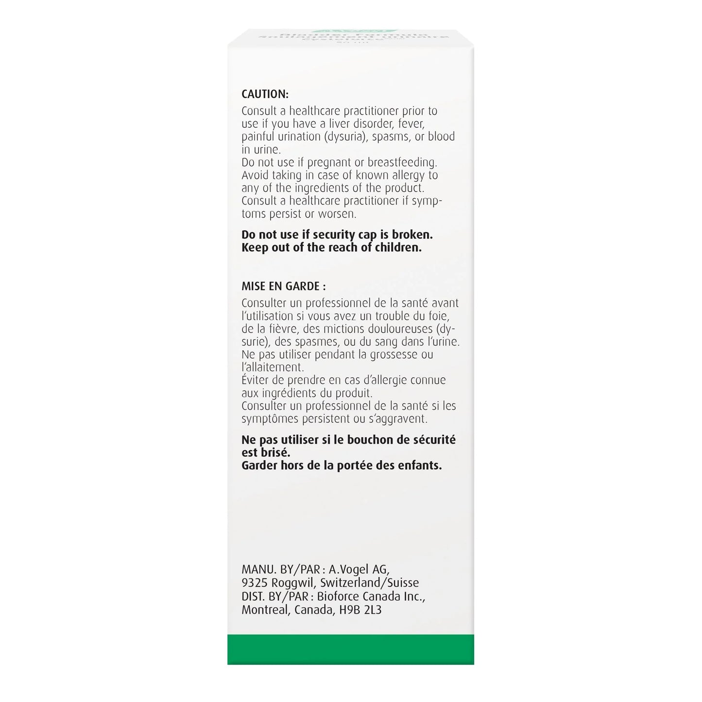 A.Vogel Bladder Formula - Mild Diuretic for Urinary Tract Irritations