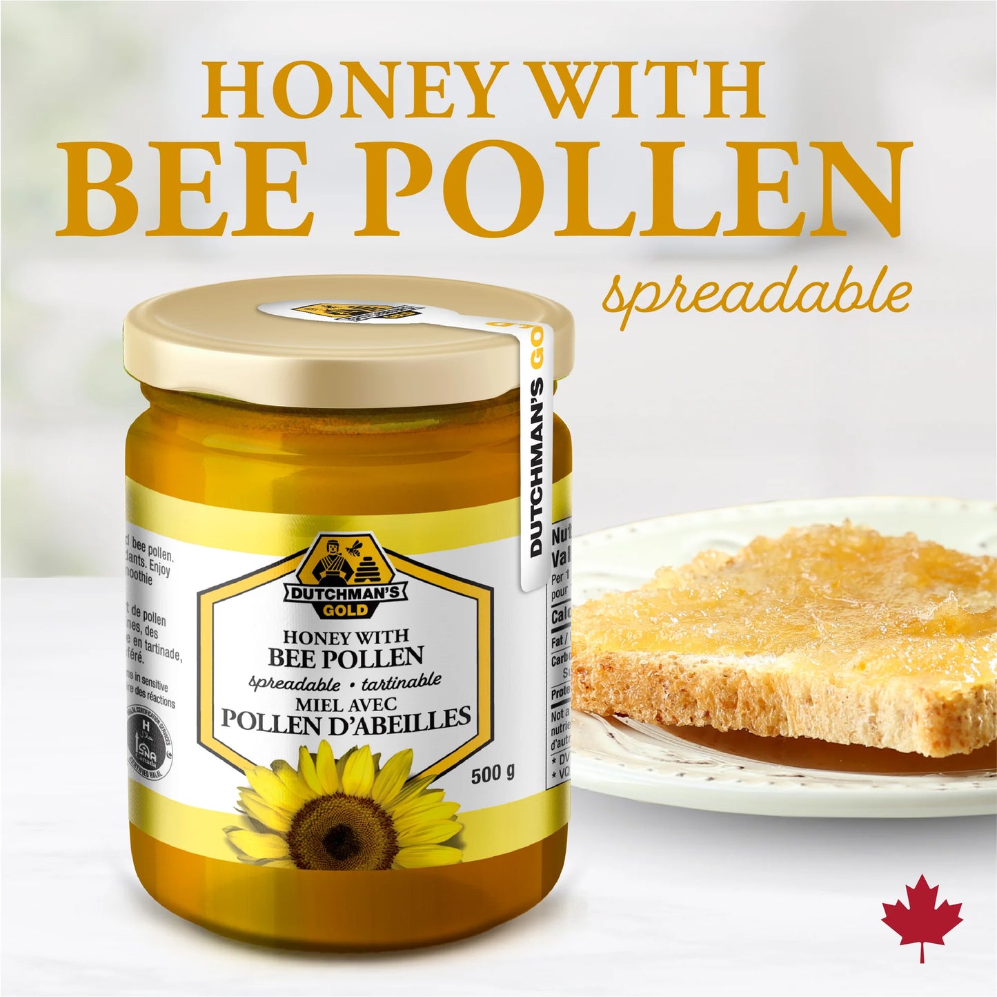 BEE POLLEN IN HONEY