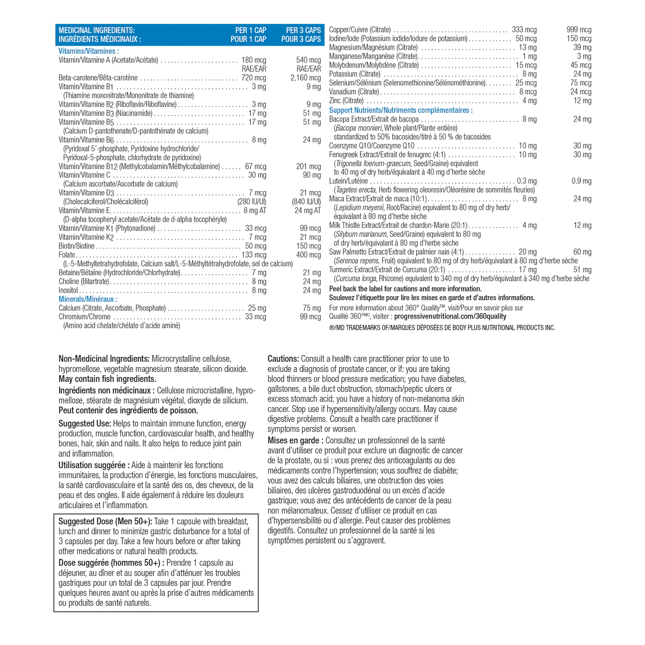 MULTIVITAMIN FOR ADULT MEN 50+