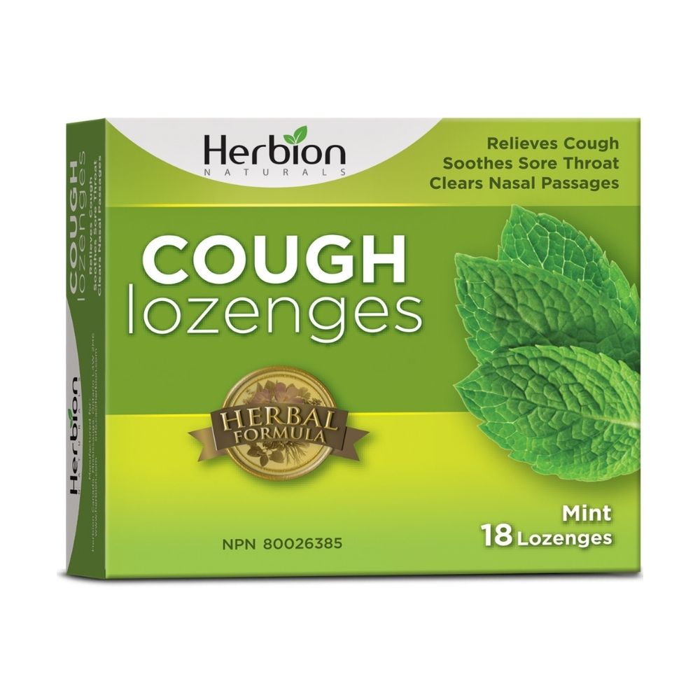 Herbion Naturals Sugar – Free Cough Lozenges with Assorted Flavours (Honey-Lemon/Cherry/Orange/Mint)