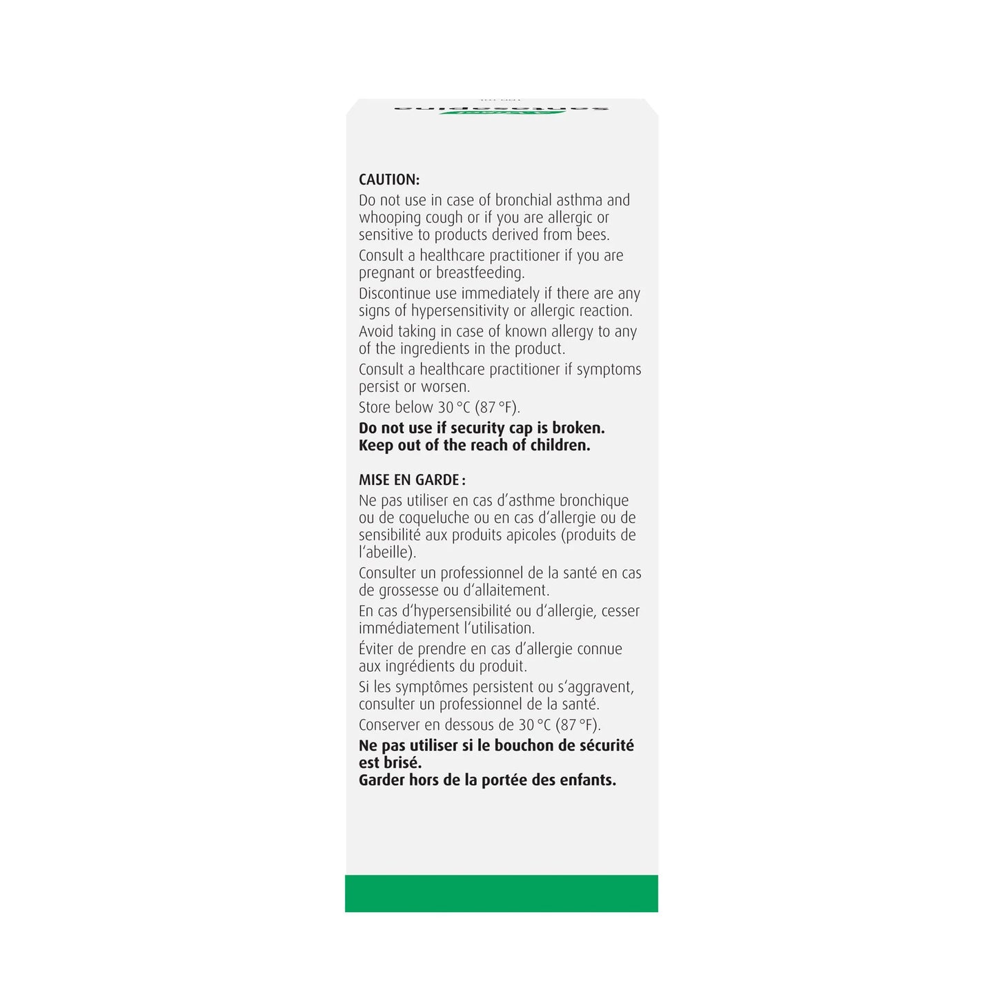 A.Vogel Santasapina Soothing Cough Syrup Alcohol