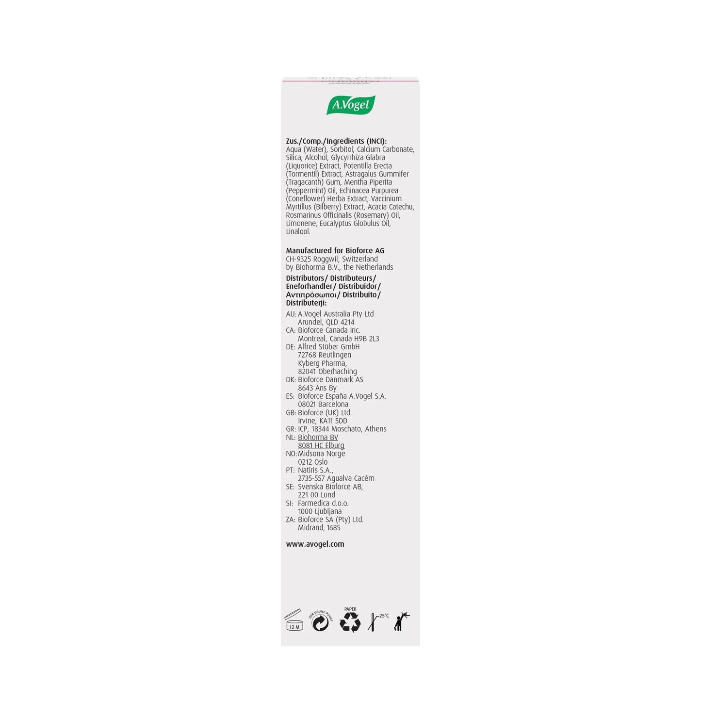 A.Vogel Echinacea Natural Toothpaste for healthy gums