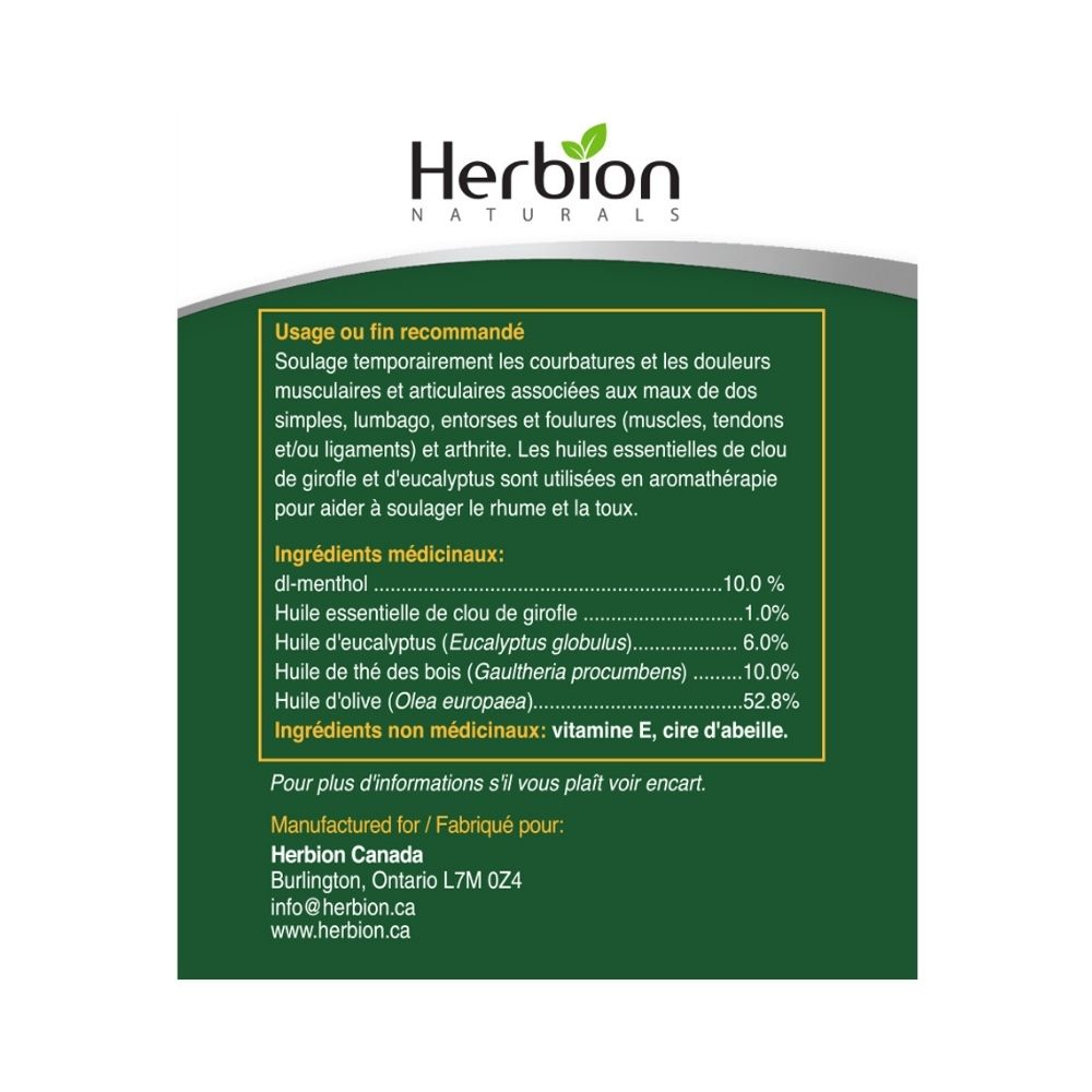 Herbion Naturals Chest Rub