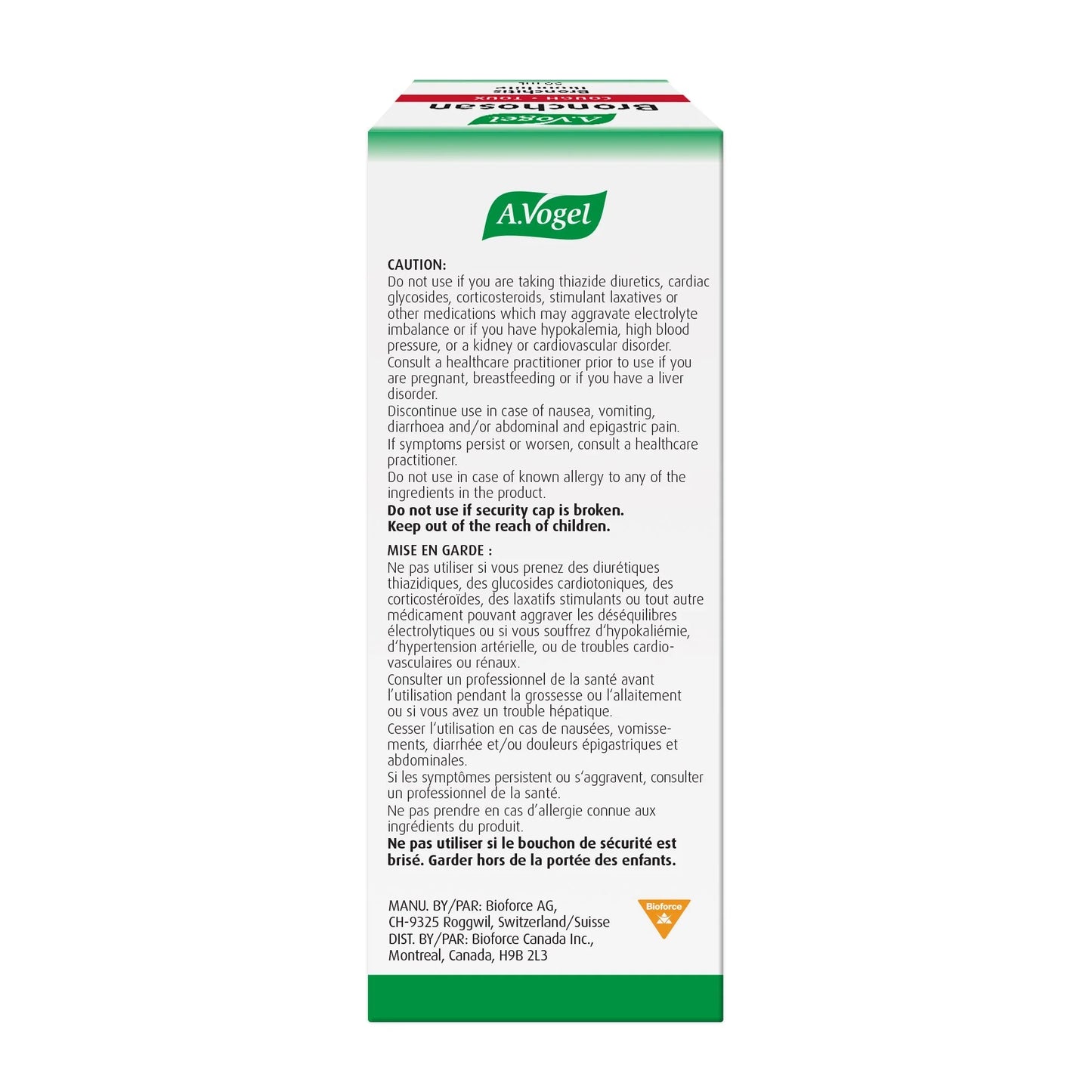 A.Vogel Bronchosan Natural Cough Remedy and Expectorant | Combination of Ivy, Thyme and Liquorice Root