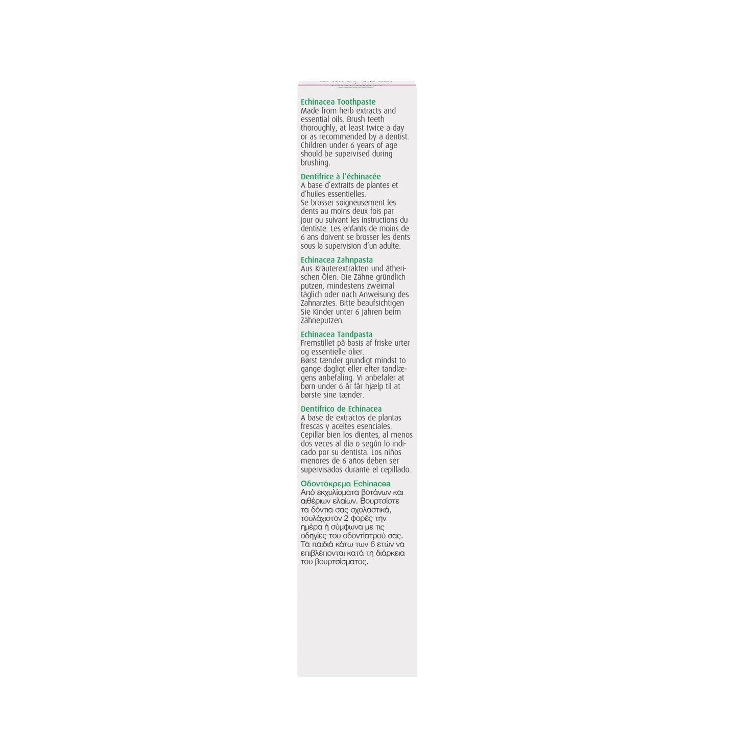 A.Vogel Echinacea Natural Toothpaste for healthy gums