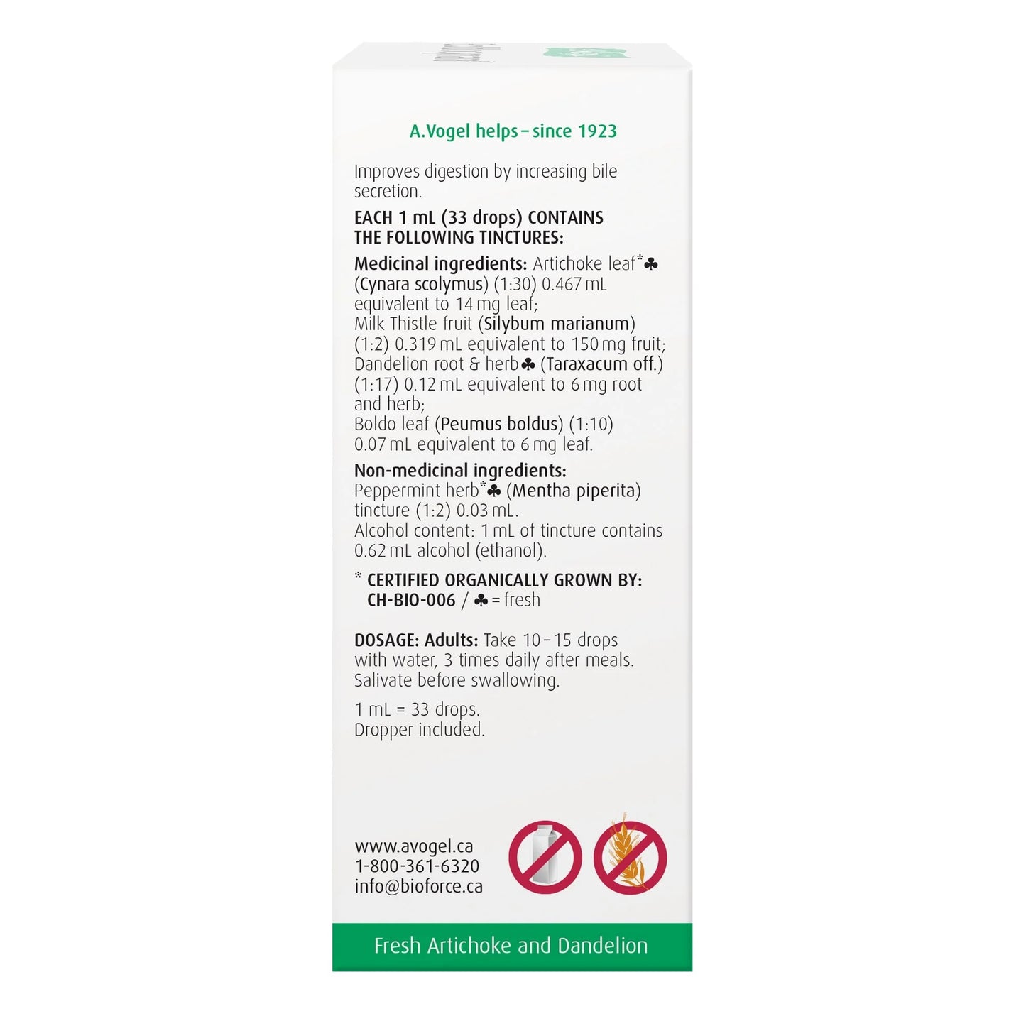 A.Vogel Boldocynara Improves Digestion - Artichoke, Milk Thistle and Dandelion Tincture