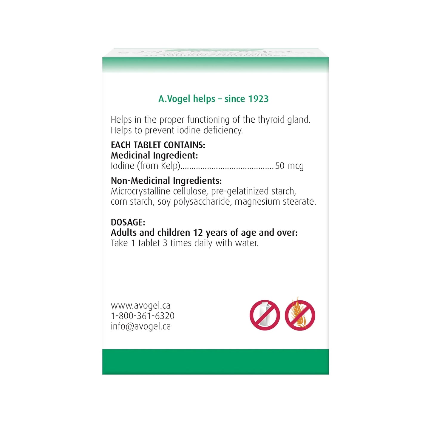 A.Vogel Thyroid Support - Prevents Iodine Deficiency