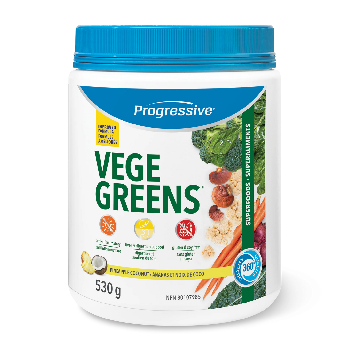 VEGEGREENS PINEAPPLE COCONUT FLAVOUR