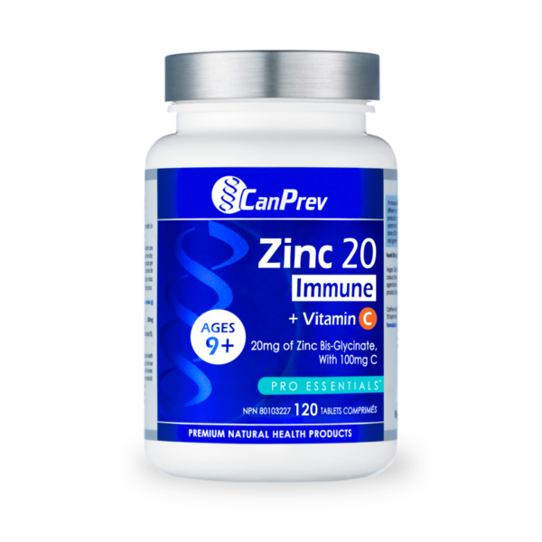 Zinc 20 Immune + Vitamin C