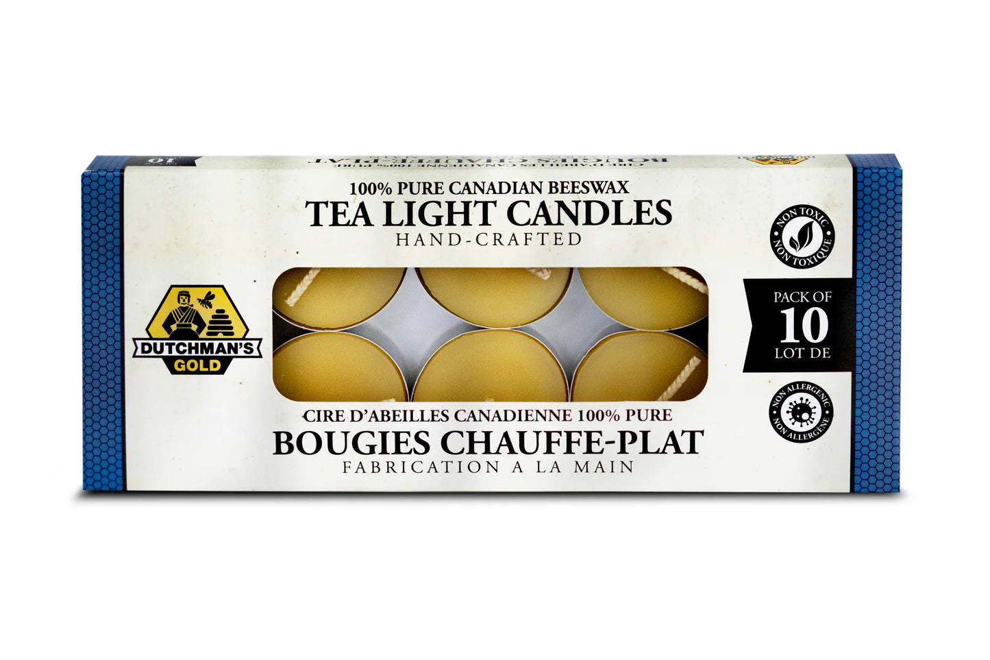 BEESWAX TEA LIGHTS