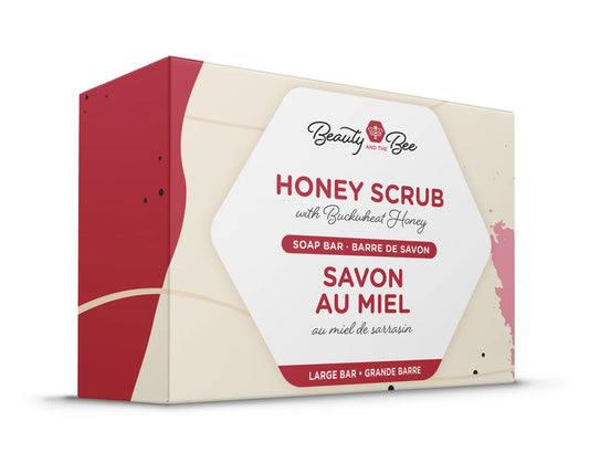 HONEY SCRUB SOAP W/BUCKWHEAT HONEY