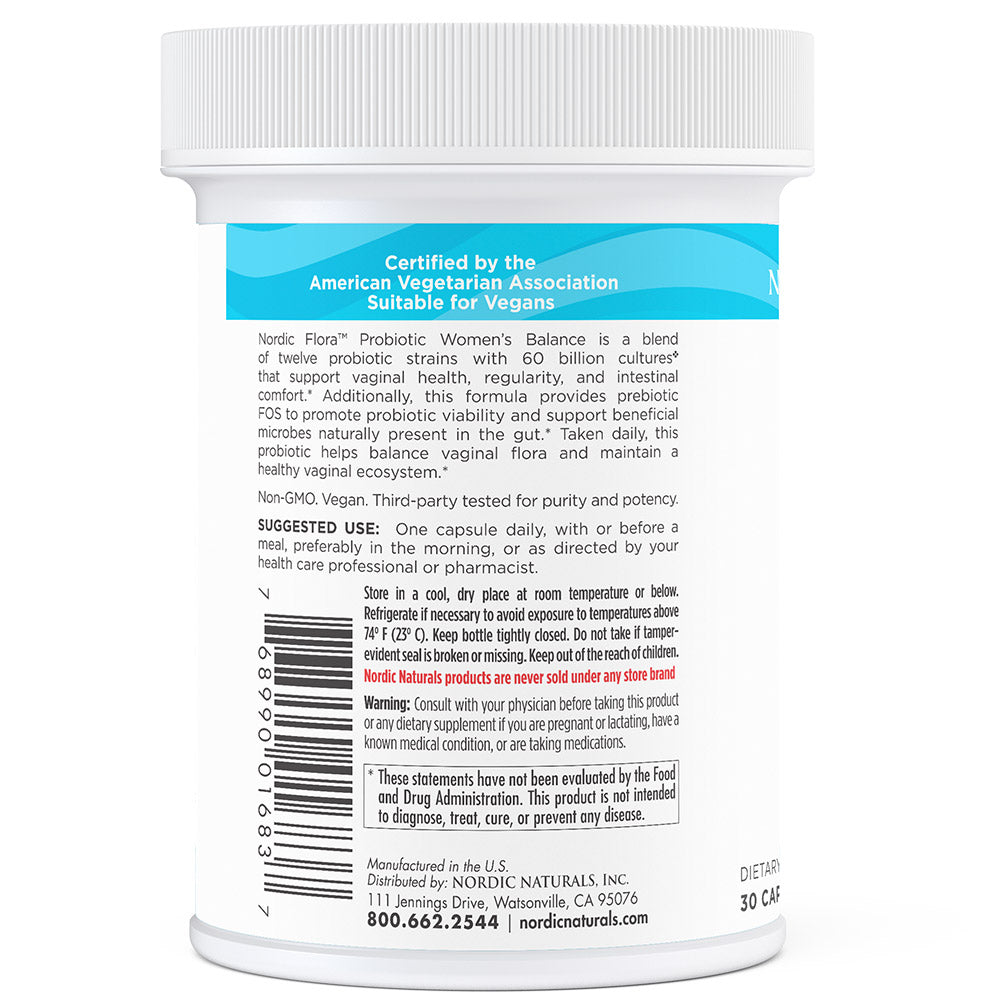 Nordic Naturals Flora Probiotic Women's Balance