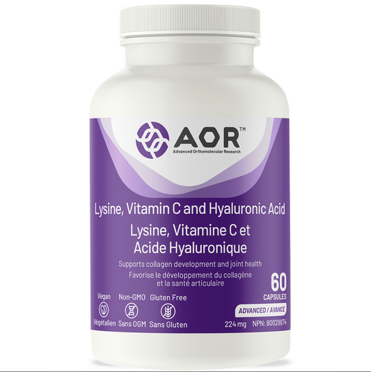 LYSINE, VITAMIN C AND HYALURONIC ACID