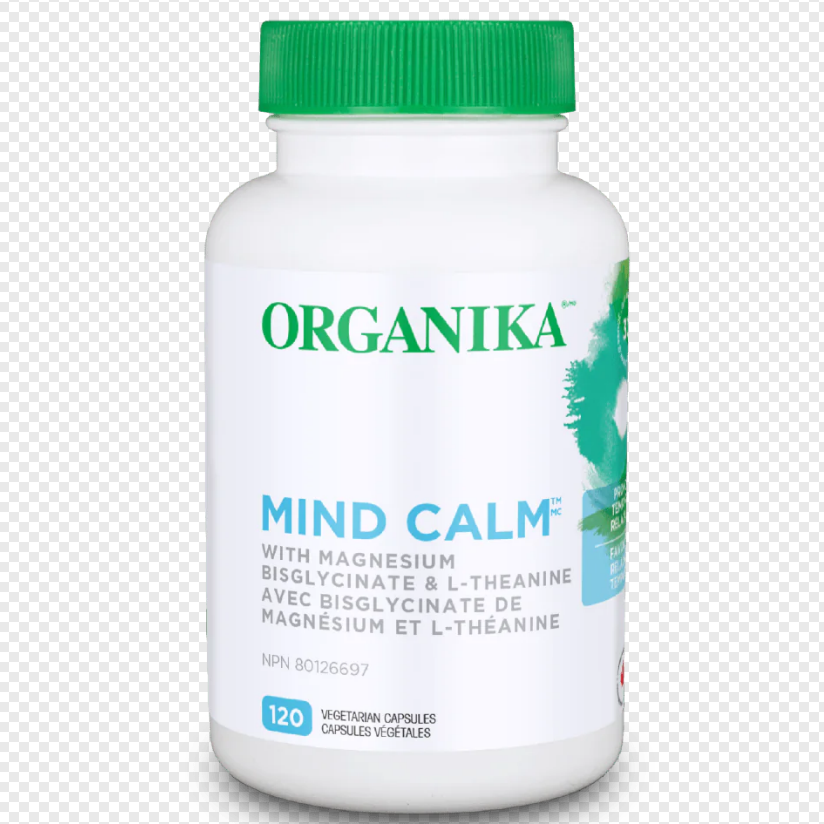 Mind Calm Capsules with Magnesium Bisglycinate & L-Theanine