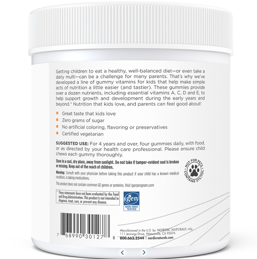 Zero Sugar Kids Multi Gummies