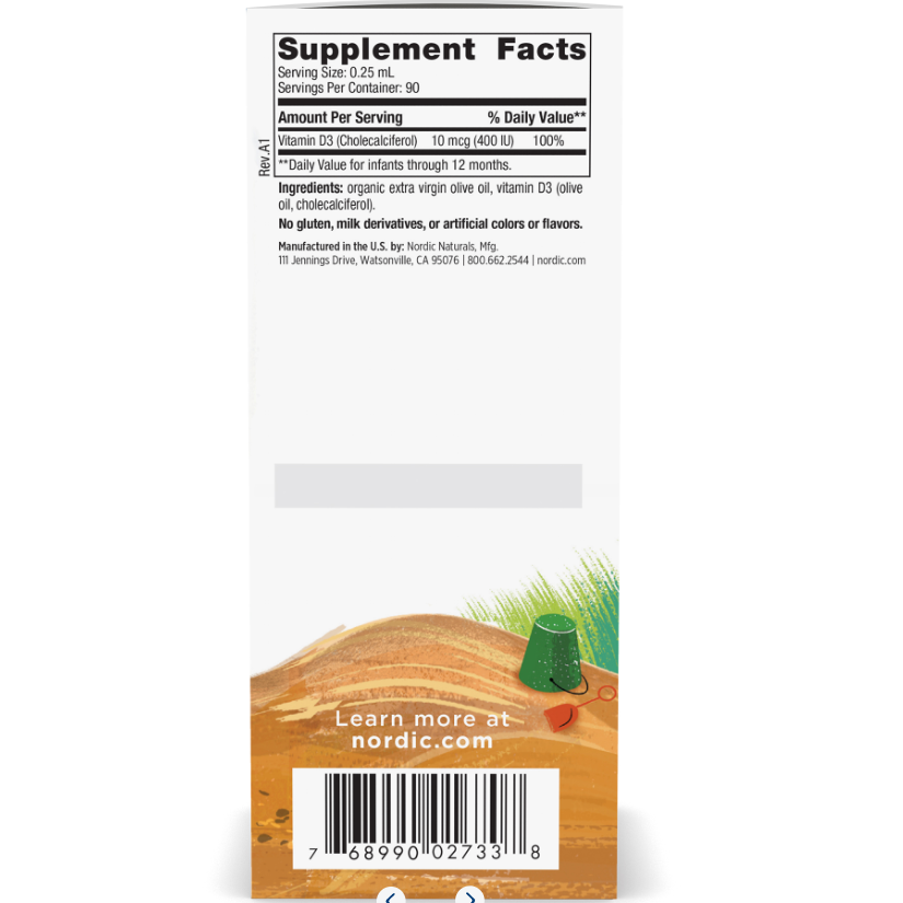 Baby's Vitamin D3 Liquid