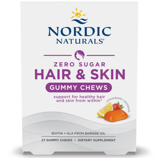 Zero Sugar Hair and Skin Gummy Chews