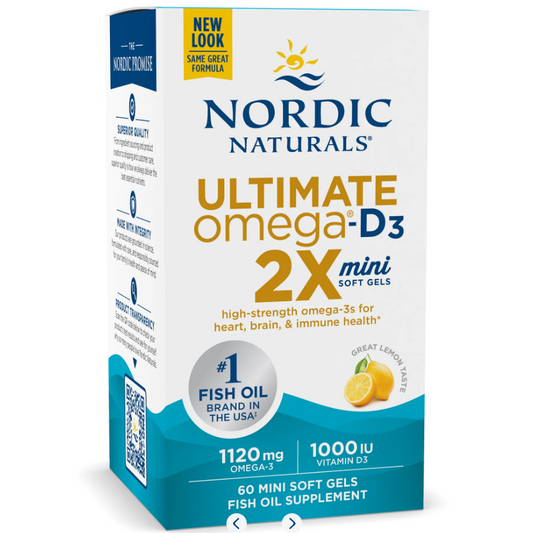 Ultimate Omega 2X Mini w/Vitamin D3