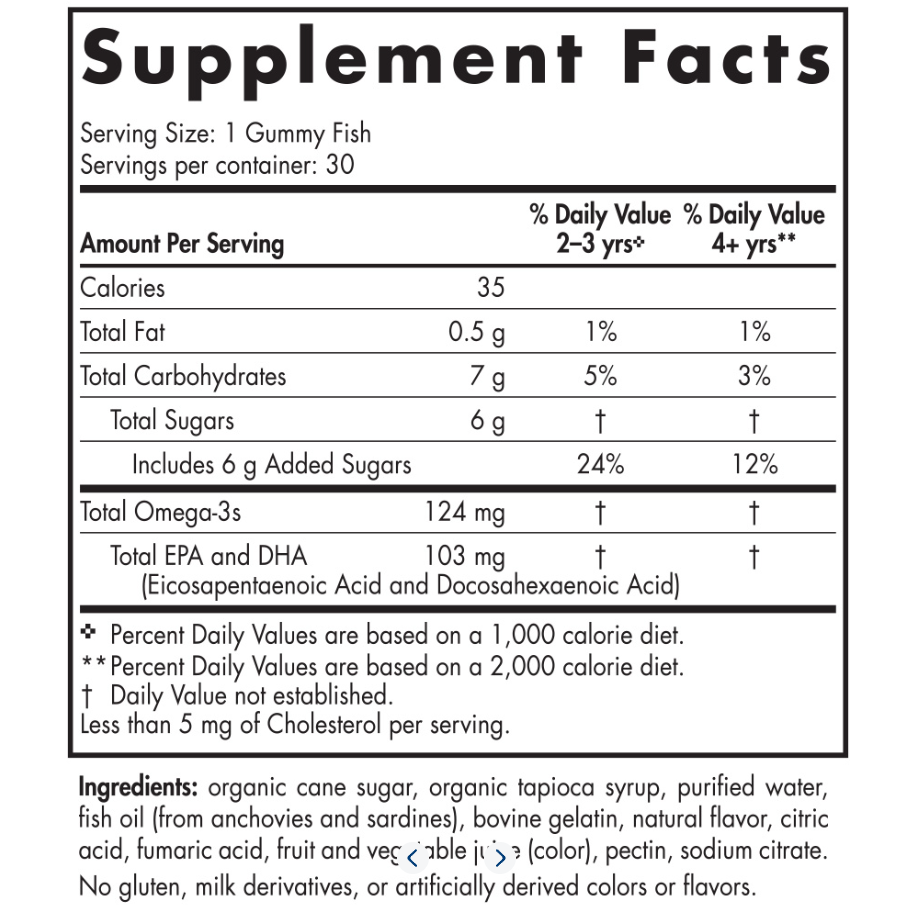 Nordic Omega-3 Gummy Fish