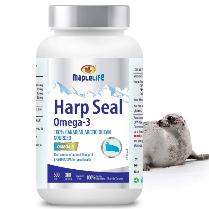 Harp Seal Oil 500mg 300 Softgels