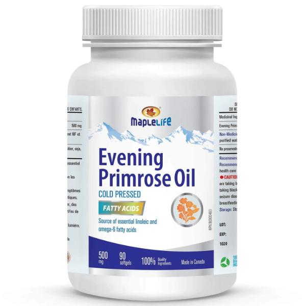 Evening Primrose Oil 500 mg 90 Softgels