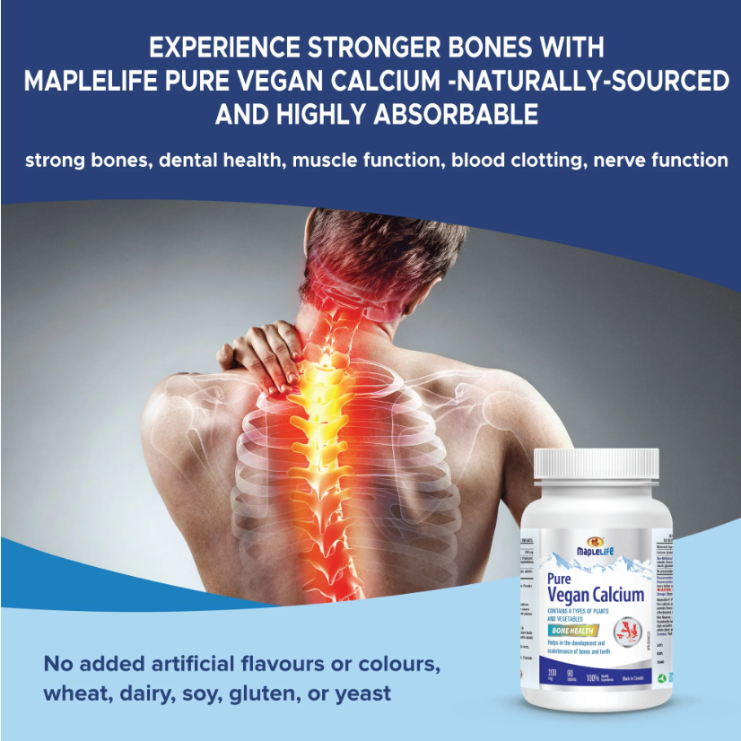 Pure Vegan Calcium 200mg