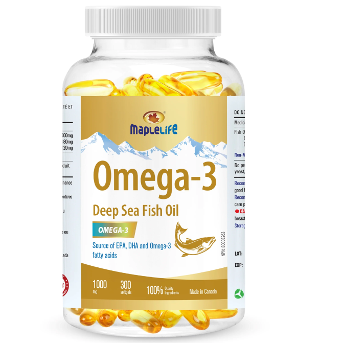 Omega-3 Deep Sea Fish Oil 1000 Mg