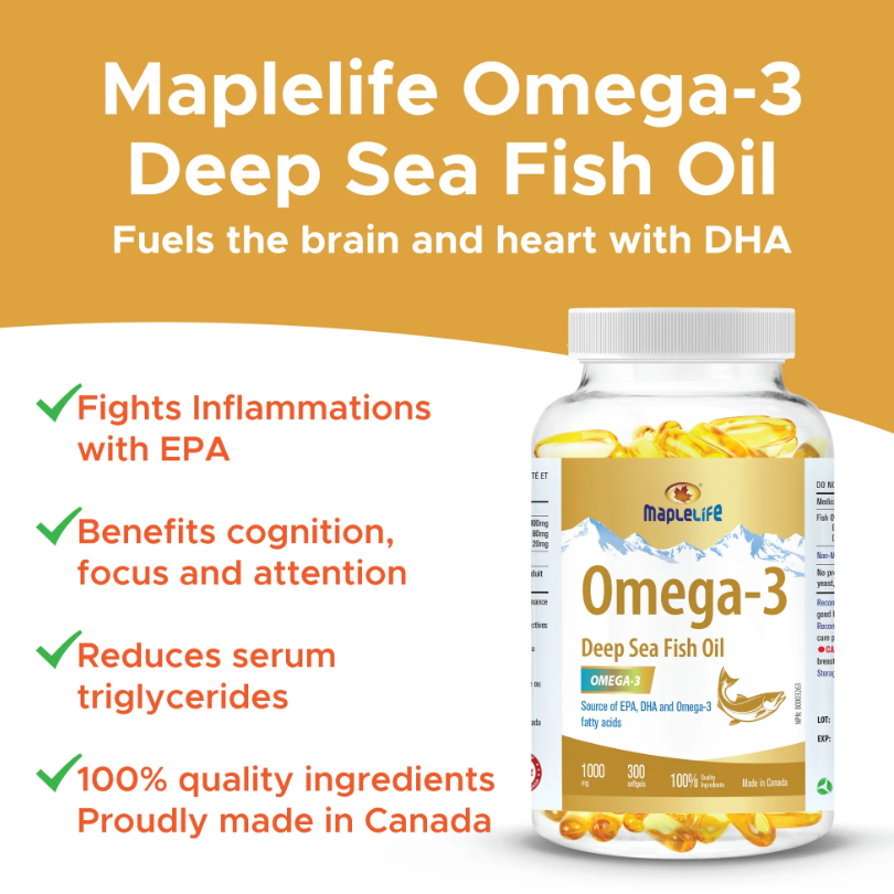 Omega-3 Deep Sea Fish Oil 1000 Mg