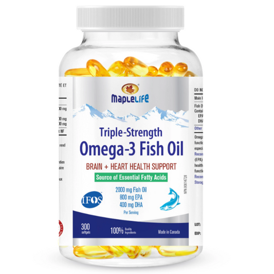 Triple-Strength Omega-3 Fish Oil 2000mg