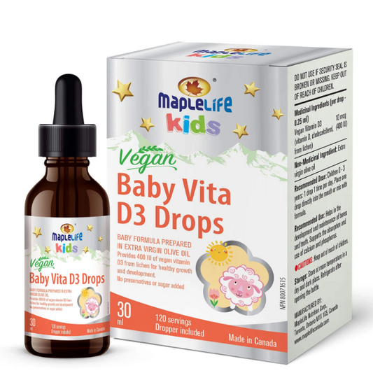 Baby Vegan Vitamin D3 Drops 400 IU