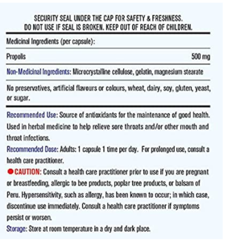 Bee Propolis 500mg