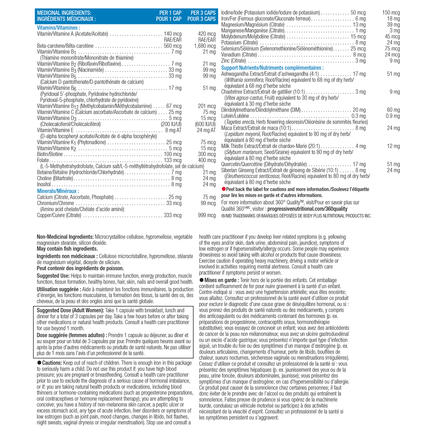 MULTIVITAMIN FOR ACTIVE WOMEN