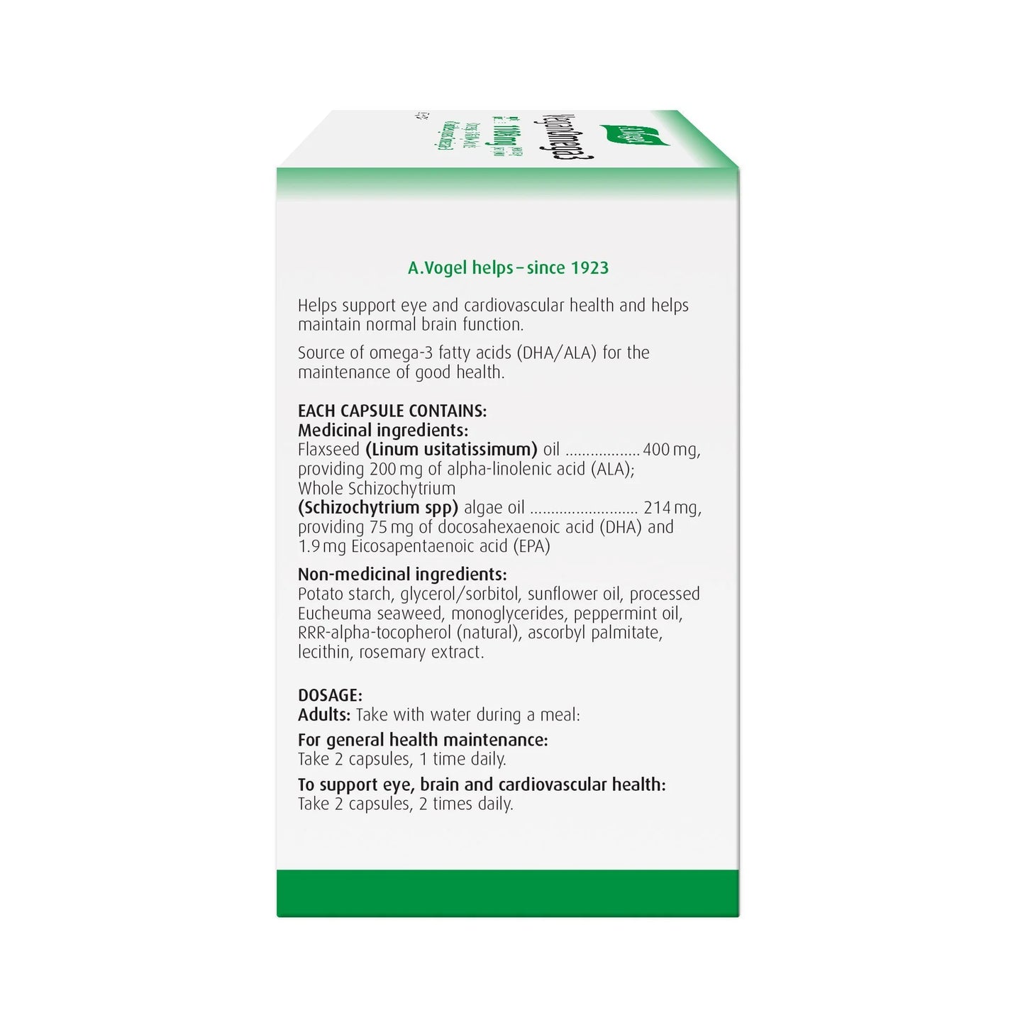 A.Vogel VeganOmega3 100% Vegan Capsules with no Fishy Aftertaste