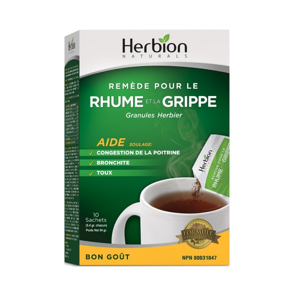 Herbion Naturals Cold & Flu Remedy (Also available in Natural Lemon Flavour)