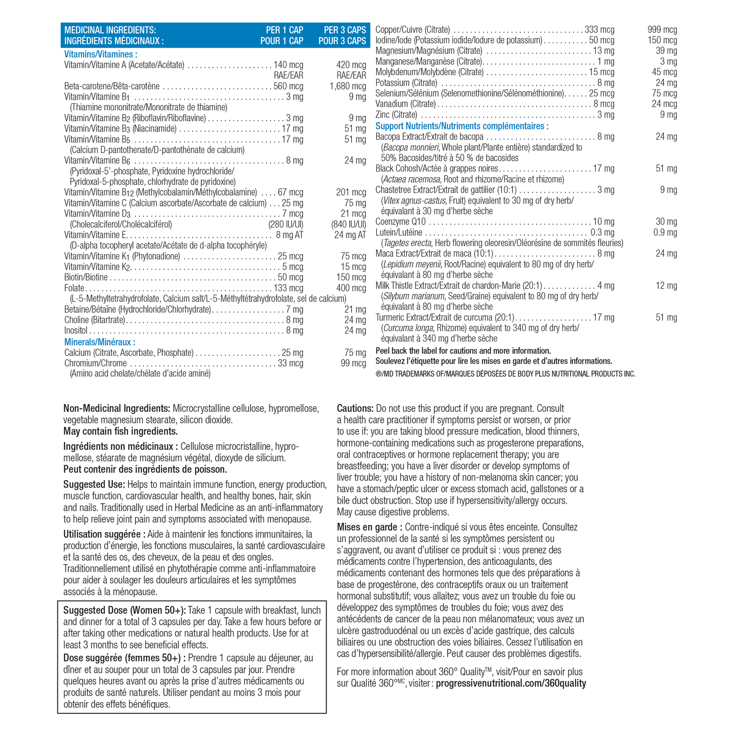MULTIVITAMIN FOR ADULT WOMEN 50+