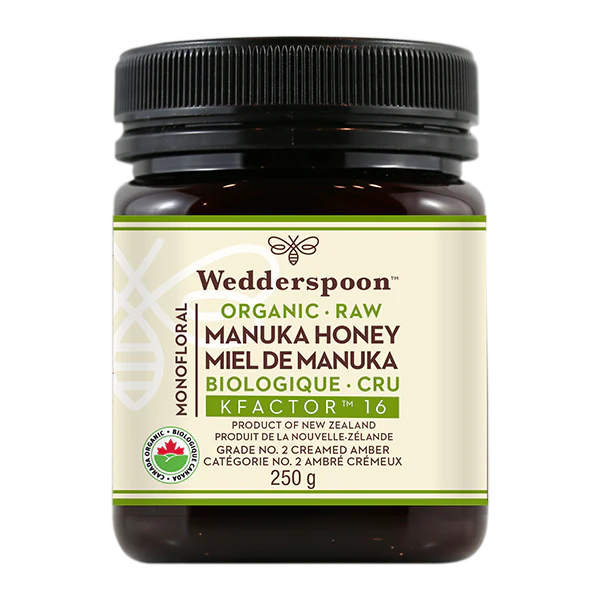 ORGANIC RAW MONOFLORAL MANUKA HONEY, 250G/8.8OZ