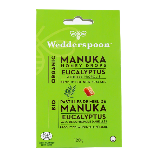 ORGANIC MANUKA HONEY DROPS - EUCALYPTUS