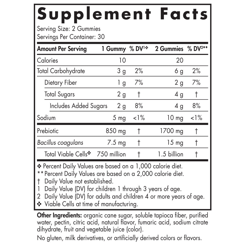 Kids Nordic Flora Probiotic Gummies